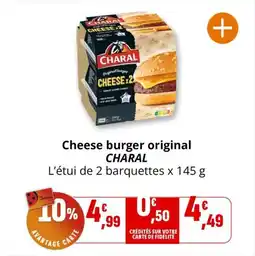 Coccinelle Express Cheese burger original charal offre