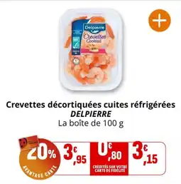 Coccinelle Express Crevettes décortiquées cuites réfrigérées delpierre offre