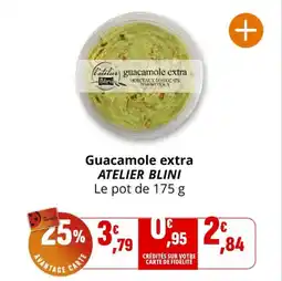 Guacamole extra atelier blini