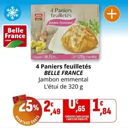 4 paniers feuilletés belle france