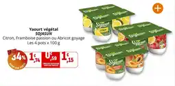 Coccinelle Express Yaourt végétal sojasun offre