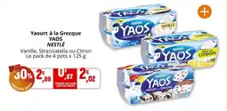 Coccinelle Express Yaourt à la grecque yaos nestlé offre