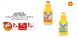 Coccinelle Express Jus de fruit sunny delight offre