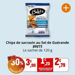 Coccinelle Express Chips de sarrasin au sel de guérande brets offre