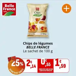 Coccinelle Express Chips de légumes belle france offre