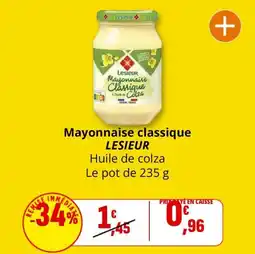 Coccinelle Express Mayonnaise classique lesieur offre