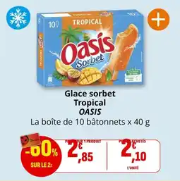 Coccinelle Express Glace sorbet tropical oasis offre