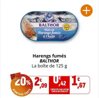 Coccinelle Express Harengs fumés balthor offre