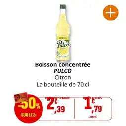 Coccinelle Express Boisson concentrée pulco offre