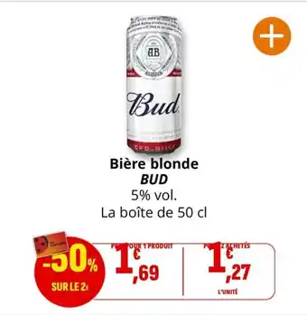 Coccinelle Express Bière blonde bud offre