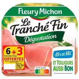 Carrefour FLEURY MICHON Jambon Le Tranché Fin offre