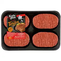 Carrefour TENDRE ET PLUS 8 hachés au bœuf 15% M.G. TENDRE ET PLUS offre
