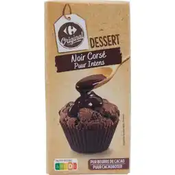 Carrefour CARREFOUR ORIGINAL Tablette de chocolat dessert offre
