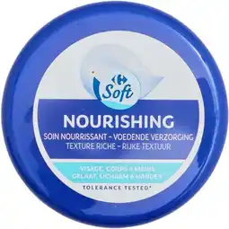 Carrefour CARREFOUR SOFT Crème nourrissante visage/corps offre