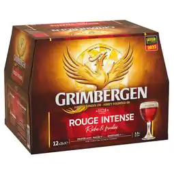Carrefour LES PACKS DE BIÈRE AMBRÉE, BLANCHE, TRIPLE ET ROUGE GRIMBERGEN SUR TOUS offre