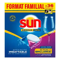 Carrefour SUN Capsules pour lave-vaisselle Format familial offre