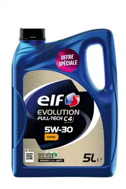 Carrefour TOTAL Huile 5W30 Elf Full Tech C3/C4/TDI ou Total Quartz Ineo ECS /LL /MC3 5L ''Offre Spéciale'' offre