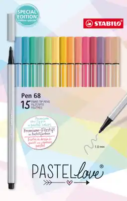 Carrefour STABILO SUR TOUS LES FEUTRES PEN 68 offre