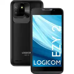 Carrefour Market LOGICOM Smartphone Ezy 2 noir 16 Go offre