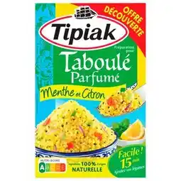 Carrefour Market TIPIAK Préparation pour Taboulé parfumé Offre Découvrte offre