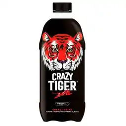 Carrefour Market CRAZY TIGER Boisson énergisante offre