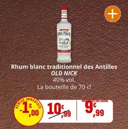 Coccinelle Express Rhum blanc traditionnel des antilles old nick offre