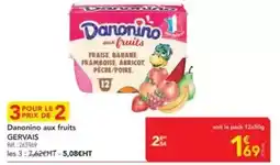 METRO Danone - danonino aux fruits offre