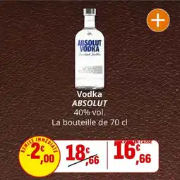 Coccinelle Express Vodka absolut offre