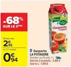 Carrefour Knorr - gaspacho offre