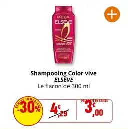 Coccinelle Express Shampooing color vive elseve offre