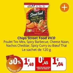 Coccinelle Supermarché Vico - chips street food offre