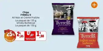 Coccinelle Supermarché Tyrrell's - chips offre