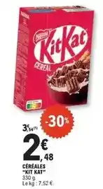 E.Leclerc Kit kat - céréales offre