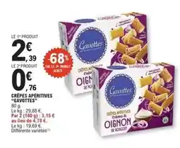 E.Leclerc Gavottes - crepes aperitives offre