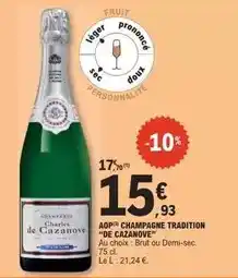 E.Leclerc Brut - aop champagne tradition offre