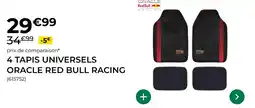 Feu Vert 4 tapis universels oracle red bull racing offre