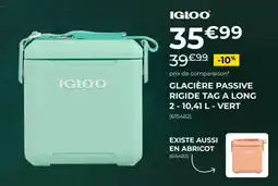 Feu Vert Glacière passive rigide tag a long 2 vert offre