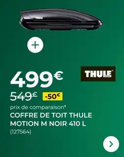 Feu Vert Coffre de toit thule motion m noir offre