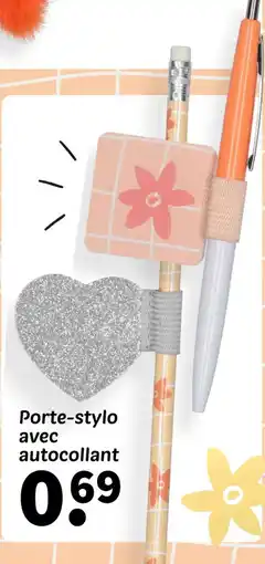 Wibra Porte stylo avec autocollant offre