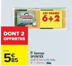 Carrefour Spontex - eponge offre