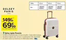 Carrefour Delsey - valise rigide flanerie offre