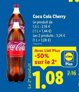 Lidl COCA-COLA Cherry offre