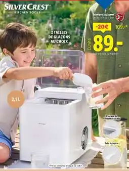 Lidl SilverCrest Fabrique à glaçons offre