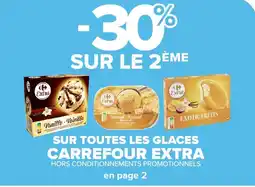 Carrefour Market CARREFOUR EXTRA Sur toutes les glaces offre