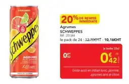 METRO Schweppes - agrumes offre