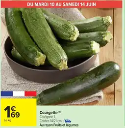 Carrefour Market Courgette offre