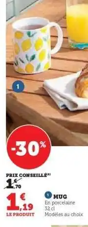 Super U Mug offre