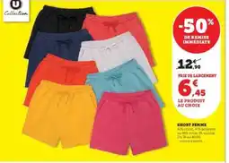 Super U SHORT FEMME offre