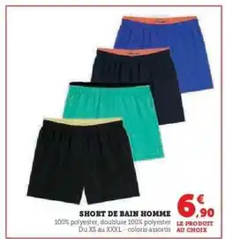 Super U Short de bain homme offre