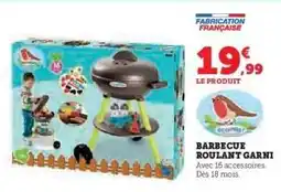 Super U Barbecue Roulant Garni offre